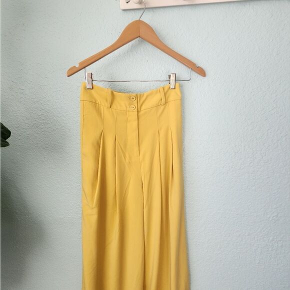Revolve Song of style wide leg lined trouser pants - Picture 3 of 15